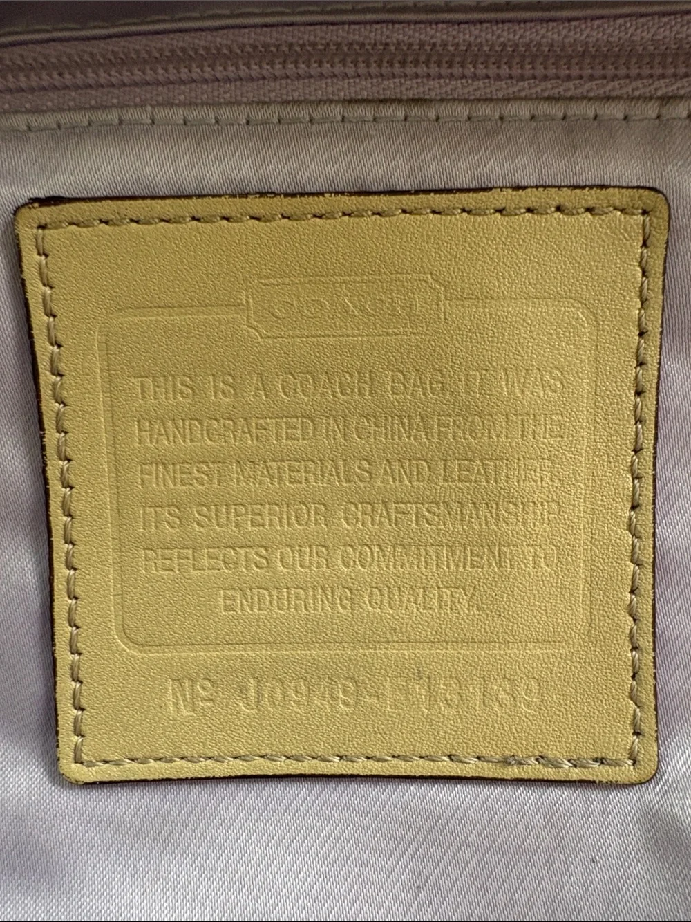 Coach signature leah